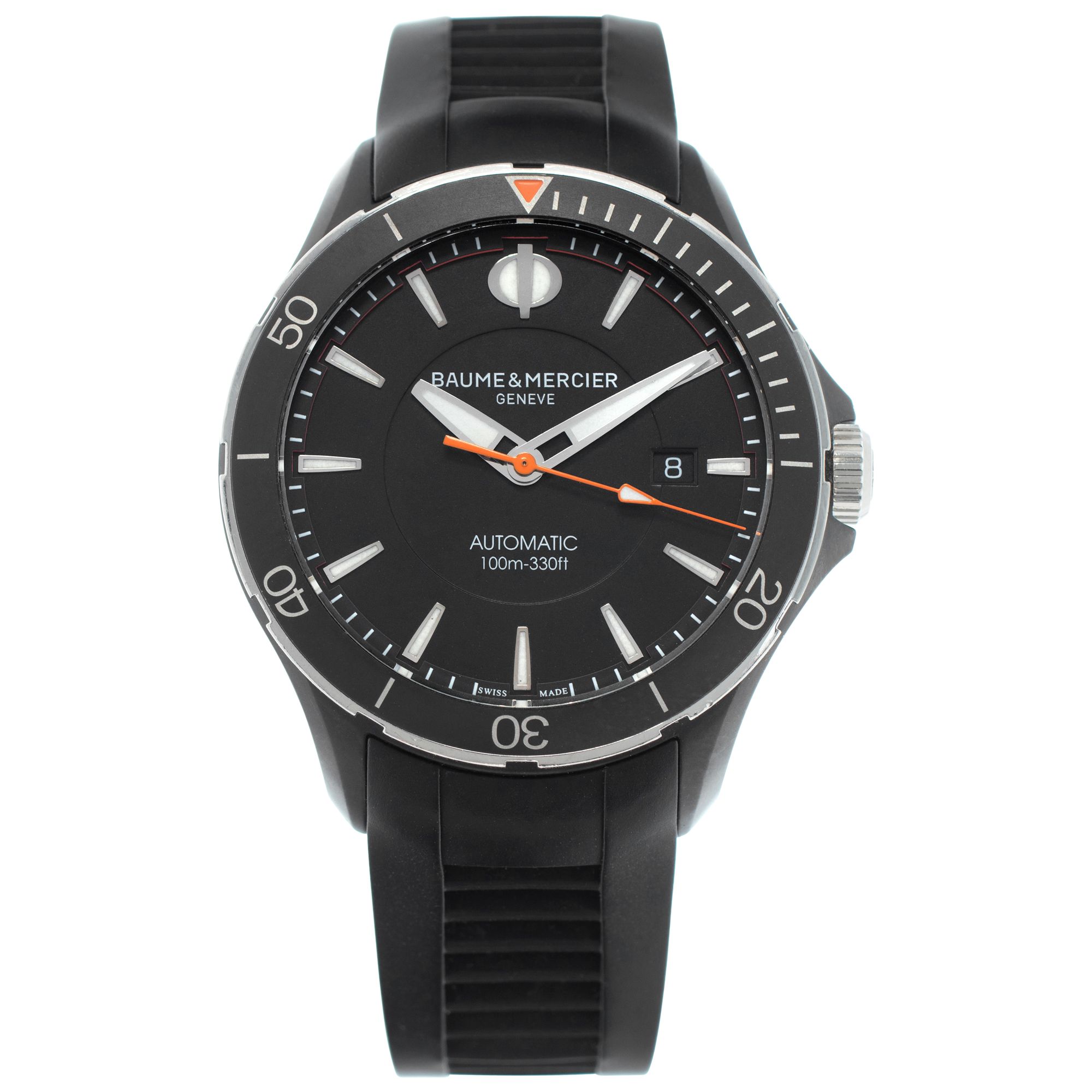 Used Baume & Mercier Clifton 65820 stainless steel 42mm auto
