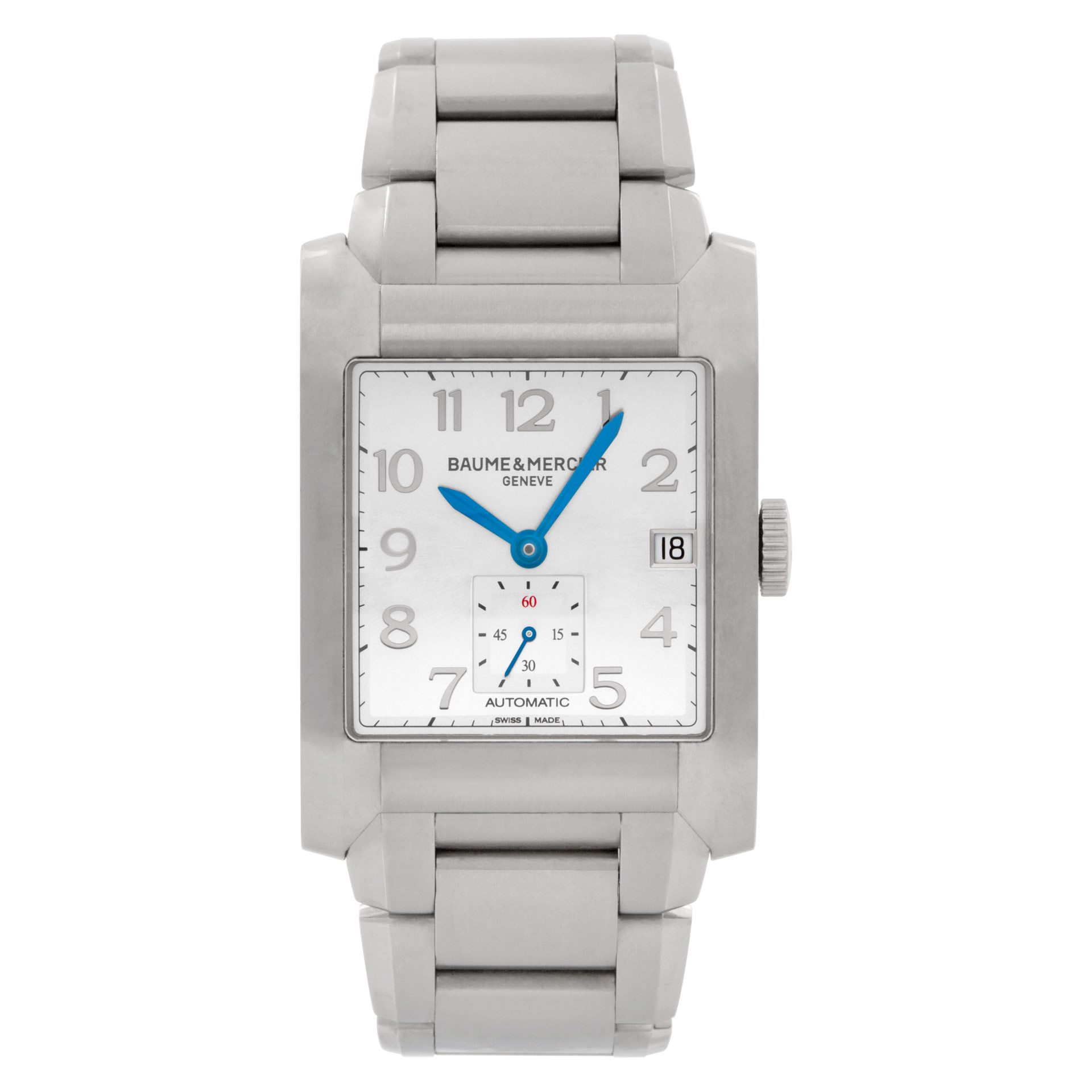 k様 Used Baume & Mercier Hampton 65697 Stainless Steel Silver