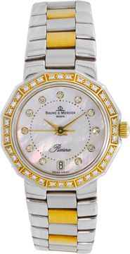 Baume & Mercier Riviera 5231 Stainless Steel Mother Of Pearl dial 25mm Baume & Mercier Riviera 25mm 5231 Ladies Watch Collection