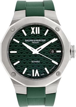 Baume & Mercier Riviera MOA10618 Stainless Steel Green dial 42mm Automatic watch