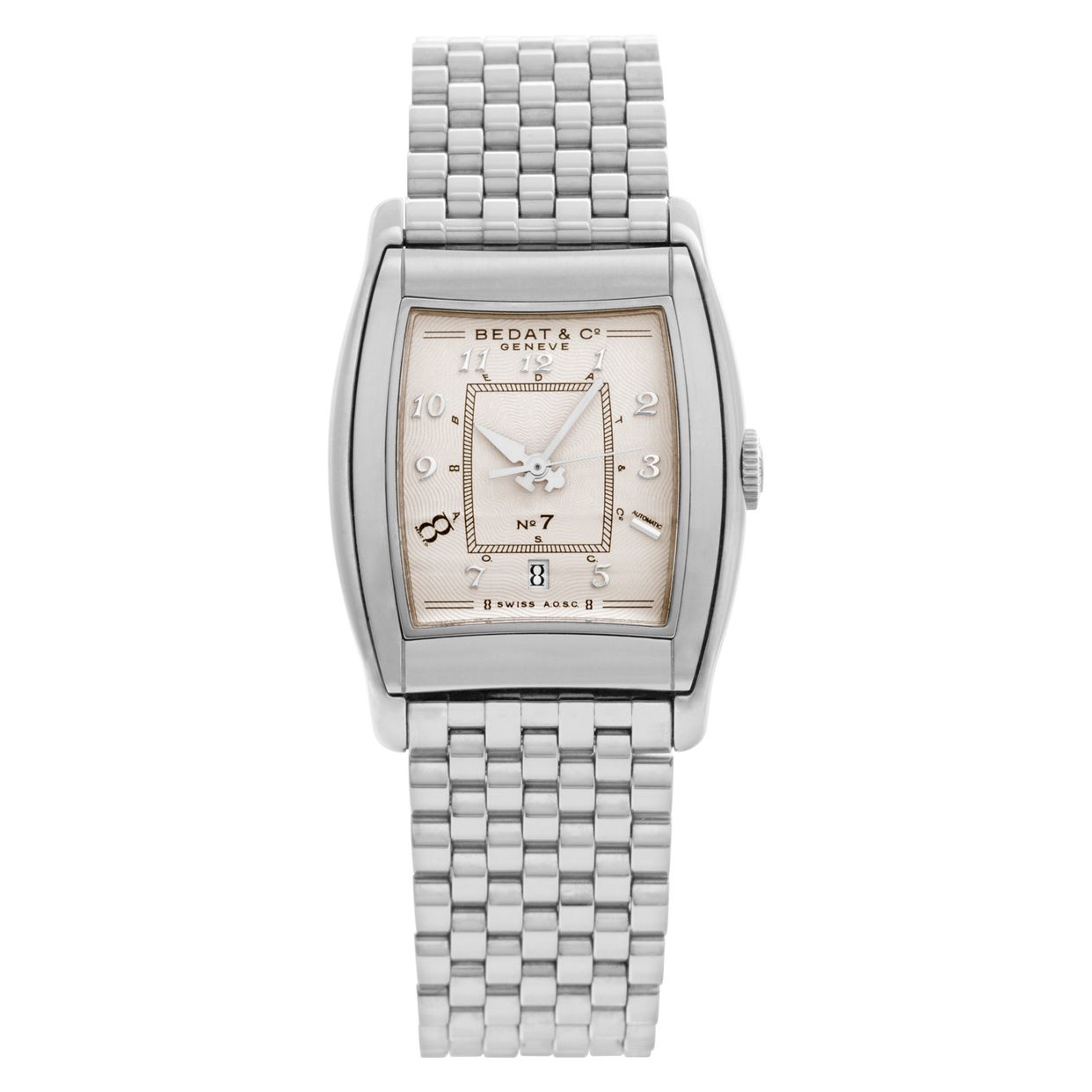 Pre-owned Bedat & Co No. 7 708 Stainless Steel Silver dial
