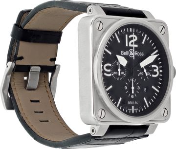 Bell & Ross Aviation in stainless steel