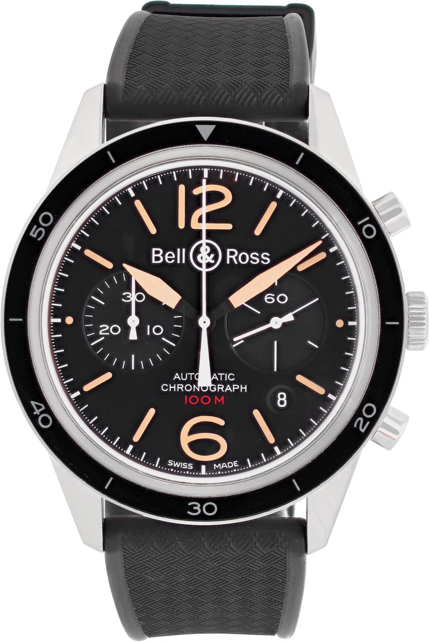 Bell &amp; Ross クロノグラフ 時計 HA-5371| ベル&ロス ヴィンテージ126 クロノグラフ デイト 200m/650FT