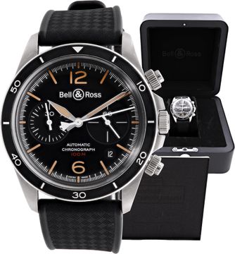 Bell & Ross Heritage BRV294-HER-ST/SRB Stainless Steel Black dial 41mm Automatic Bell & Ross Heritage 41mm BRV294-HER-ST/SRB Mens Watch Collection