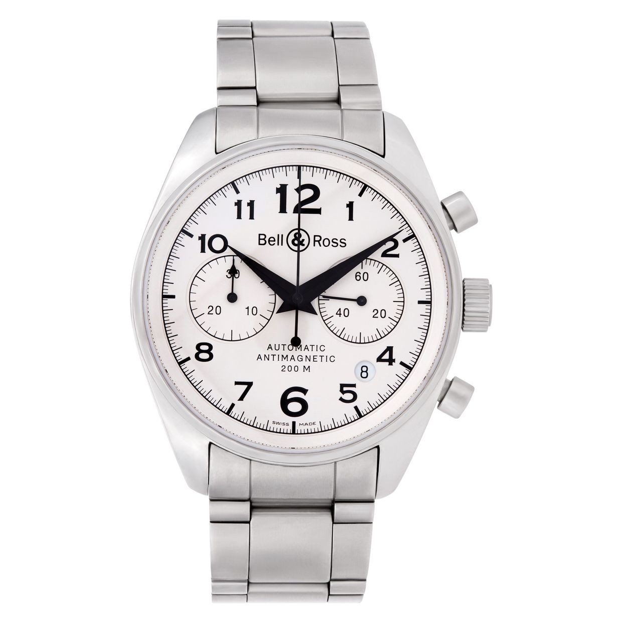 Pre-owned Bell & Ross vintage 126 BR-126 stainless steel |