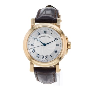 Breguet Marine 5817BA/12/9V8 Yellow Gold Silver dial 39mm Auto