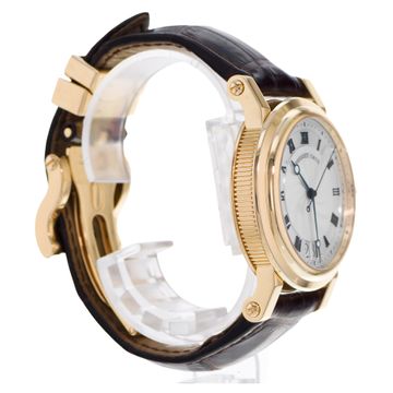 Breguet Marine 5817BA/12/9V8 Yellow Gold Silver dial 39mm Auto