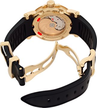 Breguet Marine Big Date in 18k rose gold on a rubber strap