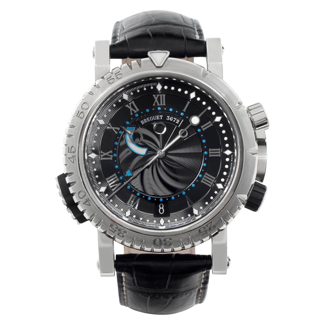 Pre-owned Breguet Marine 5847BB/92/5ZV 18k white gold | Gray & Sons