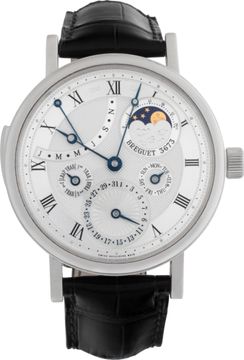 Breguet Minute Repeater 5447PT/1E/9V6 Platinum Silver dial 40mm Manual watch