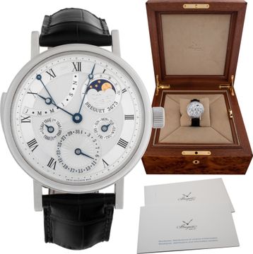 Breguet Minute Repeater 5447PT/1E/9V6 Platinum Silver dial 40mm Manual watch Breguet Minute Repeater 40mm 5447PT/1E/9V6