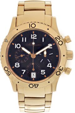 Breguet Type XX Transatlantique 18k yellow gold chronograph Breguet Type Xx 39.5mm 3820BA