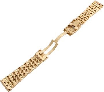Breitilng Bentley 18k rose gold watch bracelet. 24mm x 20mm. 7.25 inch length