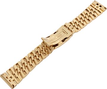 Breitilng Bentley 18k rose gold watch bracelet. 24mm x 20mm.