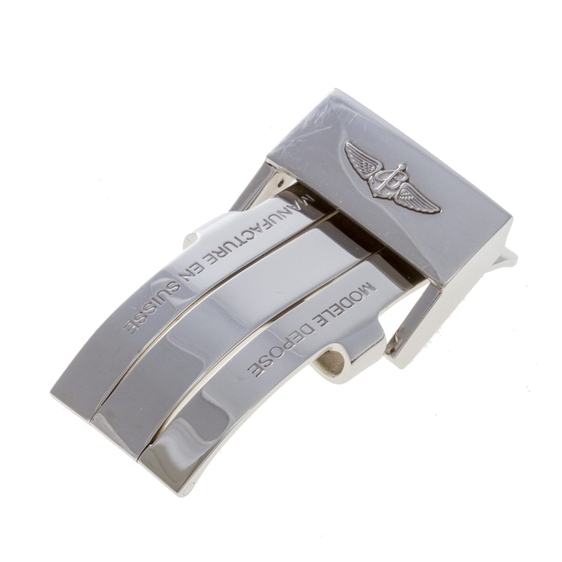 Breitling 18mm stainless steel deployment buckle | Gray & Sons