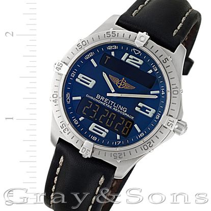 Used Breitling Aerospace E75362 Titanium 40mm W516526 | Gray & Sons