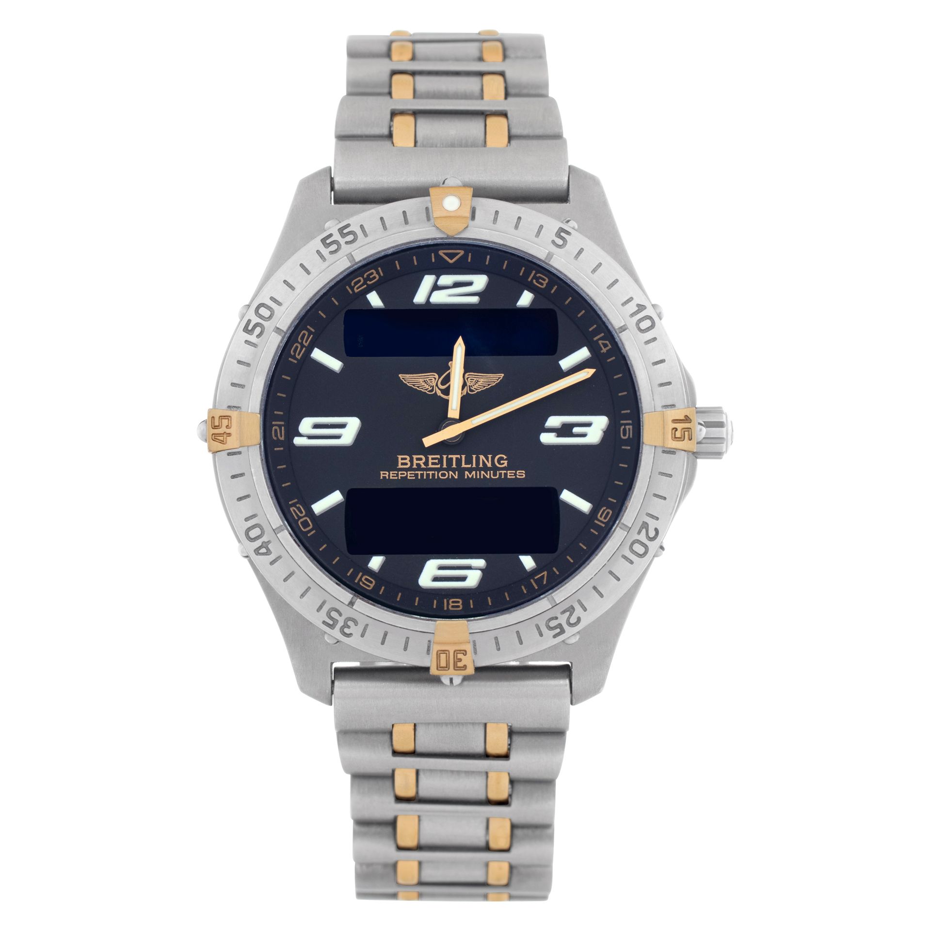 ブライトリングラリークォーツ時計 Pre-owned Breitling Aerospace F65632 titanium 40mm Quartz