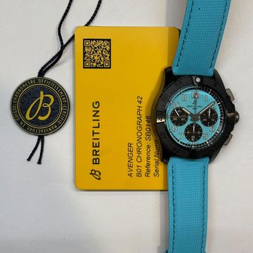 Breitling Avenger SB0146101L1X1 Ceramic Blue dial 42mm Auto