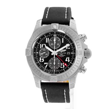 Breitling Avenger A24315 Steel Black dial 45mm Auto