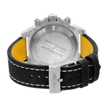 Breitling Avenger A24315 Steel Black dial 45mm Auto