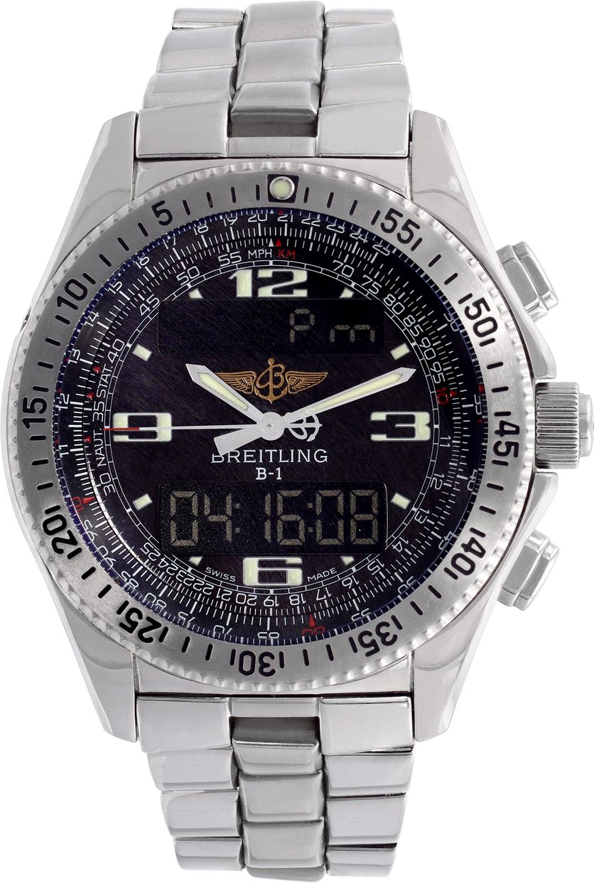 Used Breitling B-1 A68362 Stainless Steel 44mm Quartz watch