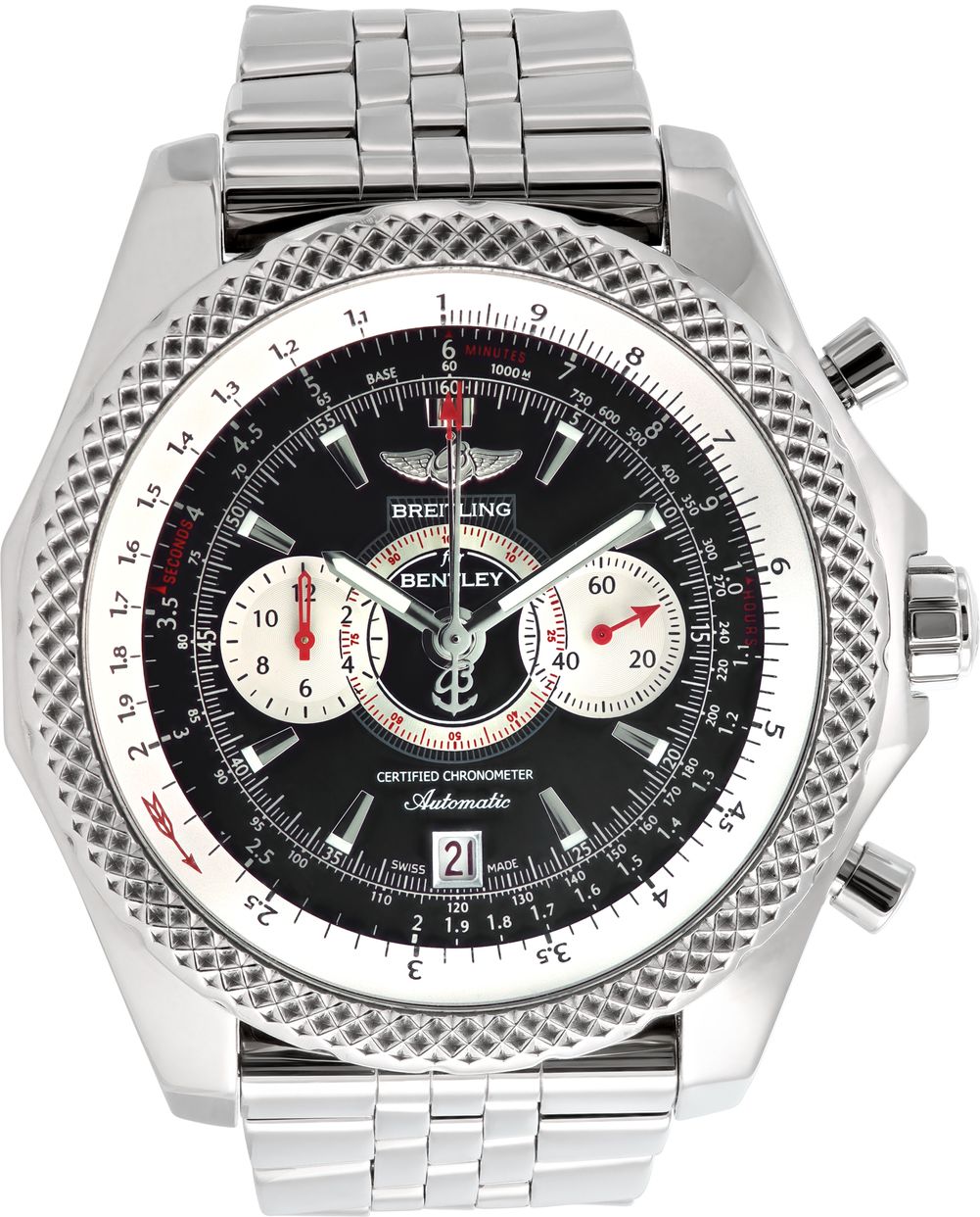 Used Breitling Bentley A26364 Stainless Steel 47mm auto watc