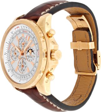 Breitling Bentley H29362 18k rose gold White dial 49mm Automatic watch