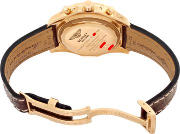 Breitling Bentley H29362 18k rose gold White dial 49mm Automatic watch