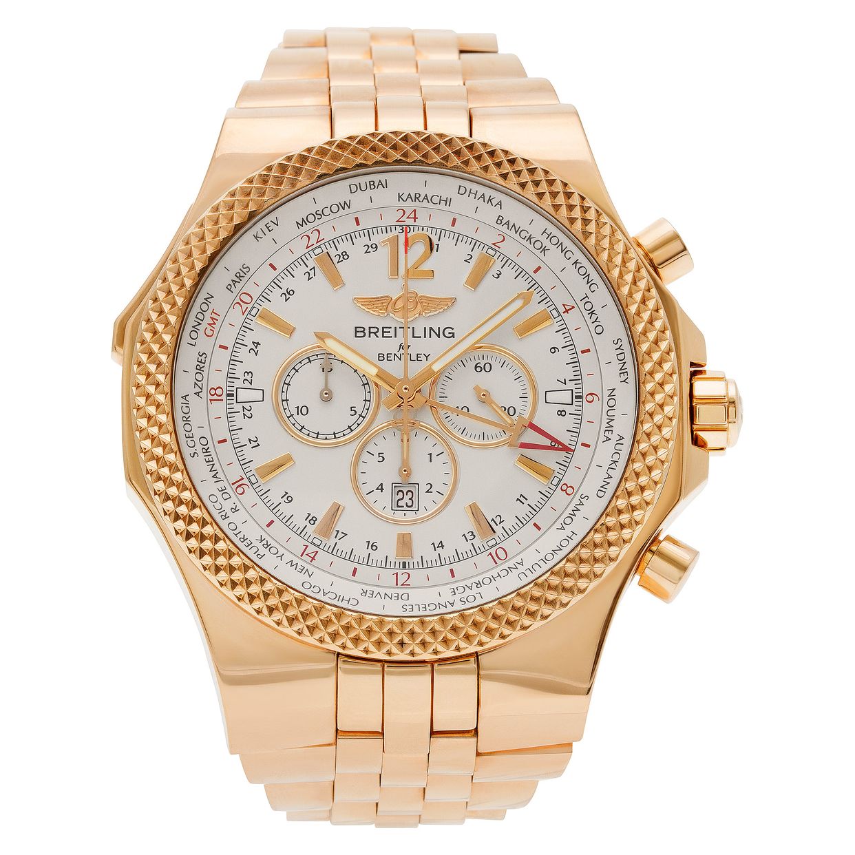BENTLEY Gold Prestigeピンクゴールドプラチナローズ 非売品 breitling_bentley_49mm_r47362_