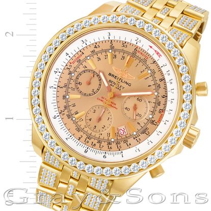 Preowned Breitling Bentley H25362 18k 50mm auto watch | Gray & Sons
