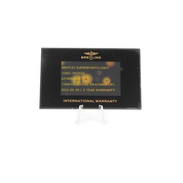 Breitling Bentley Supersports E27365 Titanium Black dial 49mm Auto