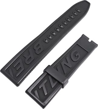 Breitling Black Rubber Strap (24mm x 20mm) Long side: 5" inches Short side:3 1/2' inches