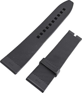 Breitling Black Rubber Strap (24mm x 20mm) Long side: 5" inches Short side:3 1/2' inches