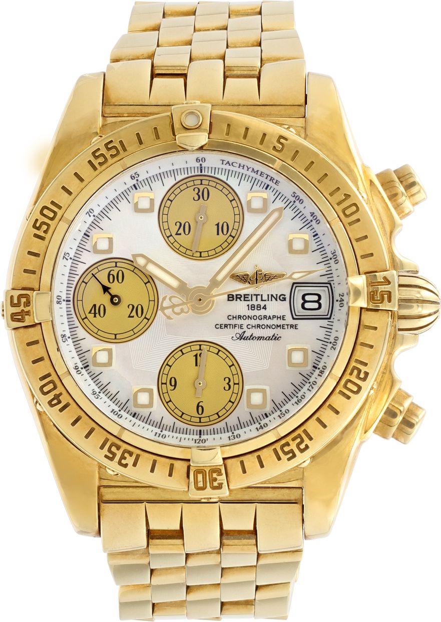 Used Breitling Chrono Cockpit k13357 18k 40mm auto watch | Gray & Sons