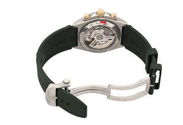 Breitling Chronomat in 18k rose gold and stainless steel Green Dial UB0134