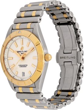 Breitling Chronomat U77310 18k & steel 32mm Quartz watch