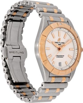 Breitling Chronomat U77310 18k & steel 32mm Quartz watch