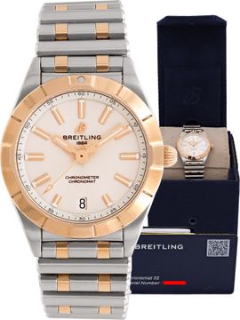 Breitling Chronomat U77310 18k & steel 32mm Quartz watch Breitling Chronomat 32mm U77310 Ladies Watch Collection