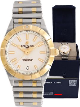 Breitling Chronomat U77310 18k & steel 32mm Quartz watch Breitling Chronomat 32mm U77310 Ladies Watch Collection