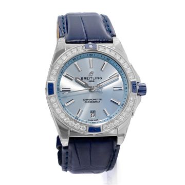 Breitling Chronomat 38 A17356531C1P1 Steel Blue dial 38mm Auto