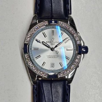 Breitling Chronomat 38 A17356531C1P1 Steel Blue dial 38mm Auto