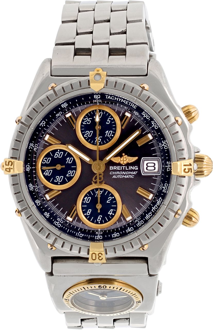 Pre-owned Breitling Chronomat B13050 Stainless Steel 38mm