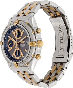 Breitling Chronomat B13352 18k & steel 38mm auto watch