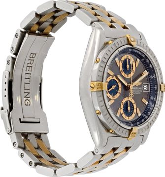 Breitling Chronomat B13352 18k & steel 38mm auto watch