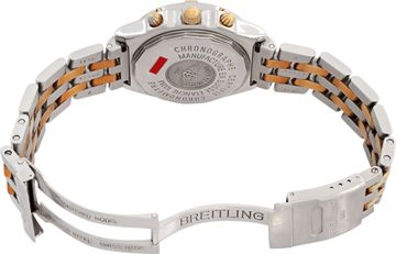 Breitling Chronomat B13352 18k & steel 38mm auto watch