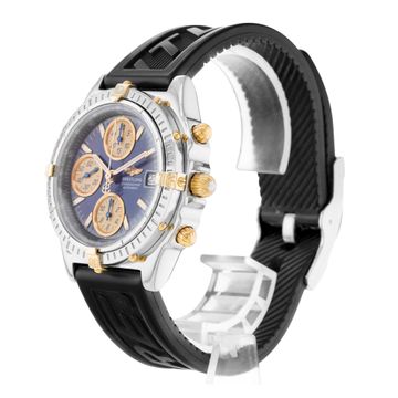 Breitling Chronomat B13050.1 Steel & Yellow Gold Blue dial 39mm Auto