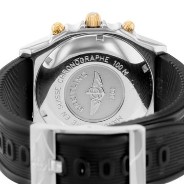 Breitling Chronomat B13050.1 Steel & Yellow Gold Blue dial 39mm Auto