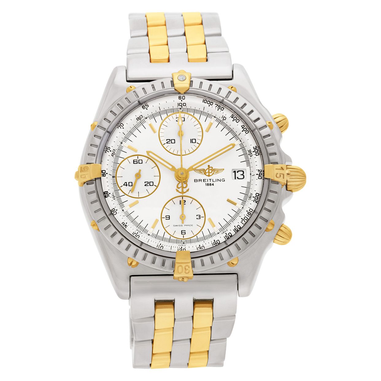 YH Japan Blanc 　Breitling クロノグラフ BR-Navitimer-Chrono-Black-MOP-