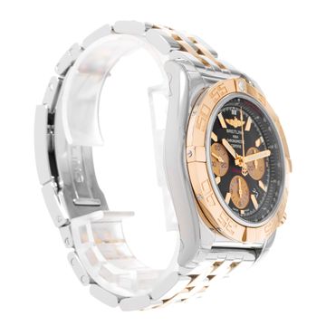 Breitling Chronomat 44 CB0110 Steel & Rose Gold Black dial 44mm Auto