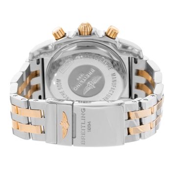 Breitling Chronomat 44 CB0110 Steel & Rose Gold Black dial 44mm Auto